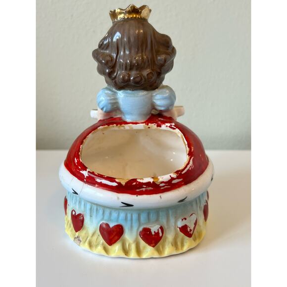 Napco 1956 Queen of Hearts Valentine Planter A1720F - Picture 7 of 12